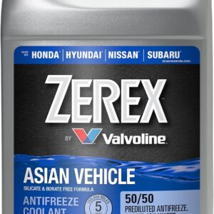 Zerex Asian Vehicle Blue Silicate and Borate Free 50/50 Prediluted Ready-to-Use Antifreeze/Coolant 1 GA