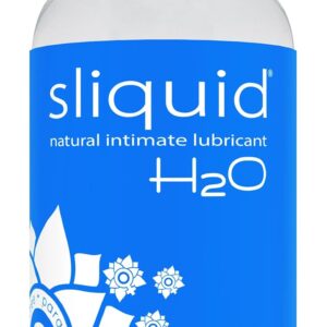 Sliquid H2O Water Based Lube, No Fragrance or Taste, Natural Lube Women, Stain Free, 8.5 Fl Oz